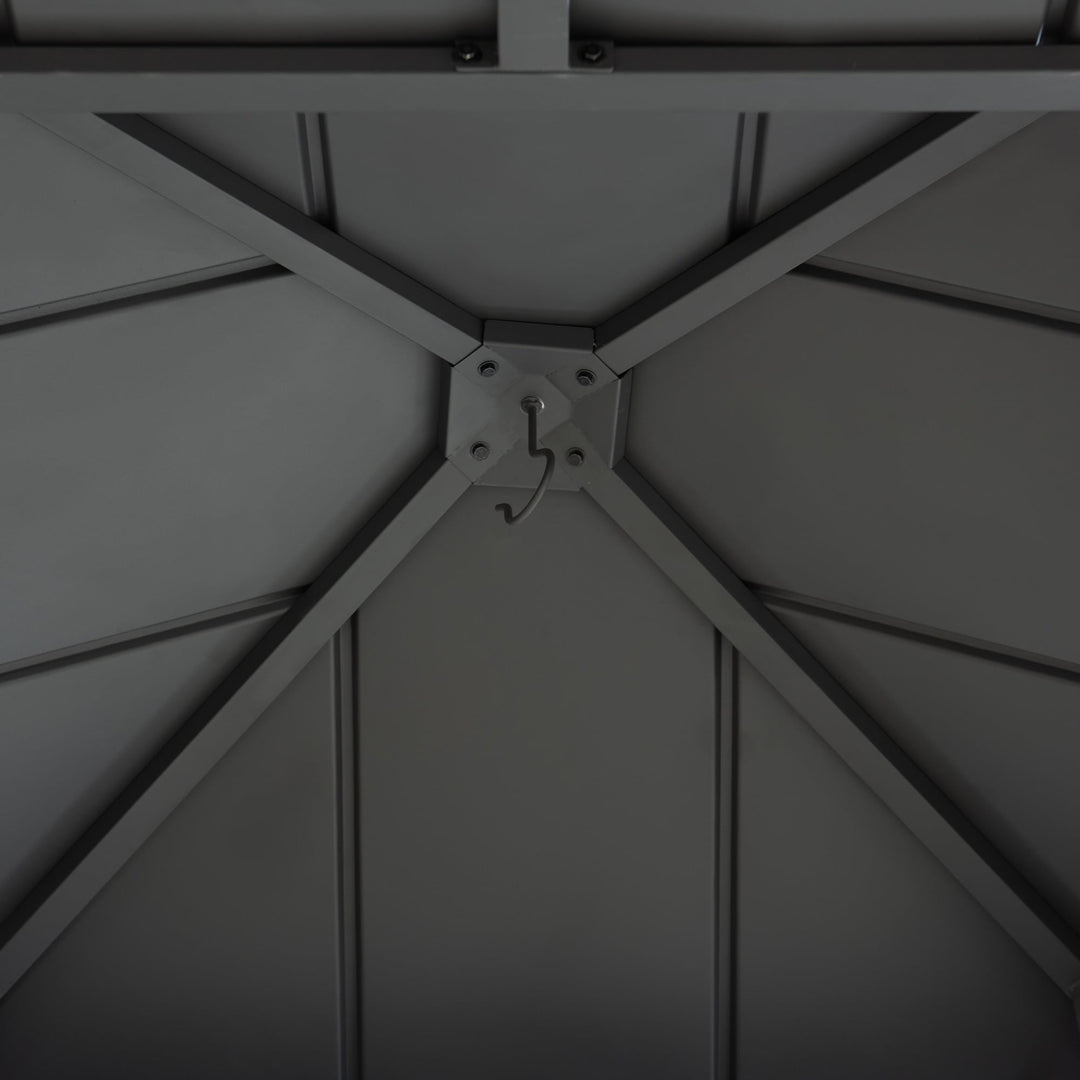 A102026900 Stahl Pavillon Pasu - 300cm x 300cm 