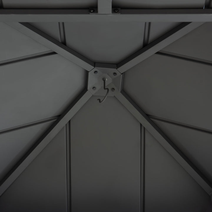 A102026900 Stahl Pavillon Pasu - 300cm x 300cm 
