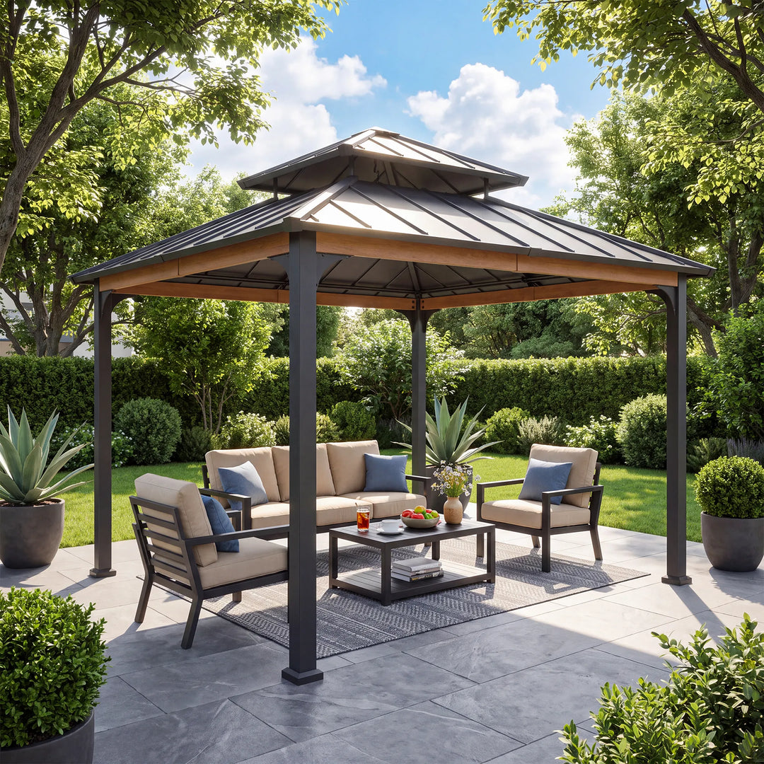 PASU Steel Gazebo 300cm x 300cm
