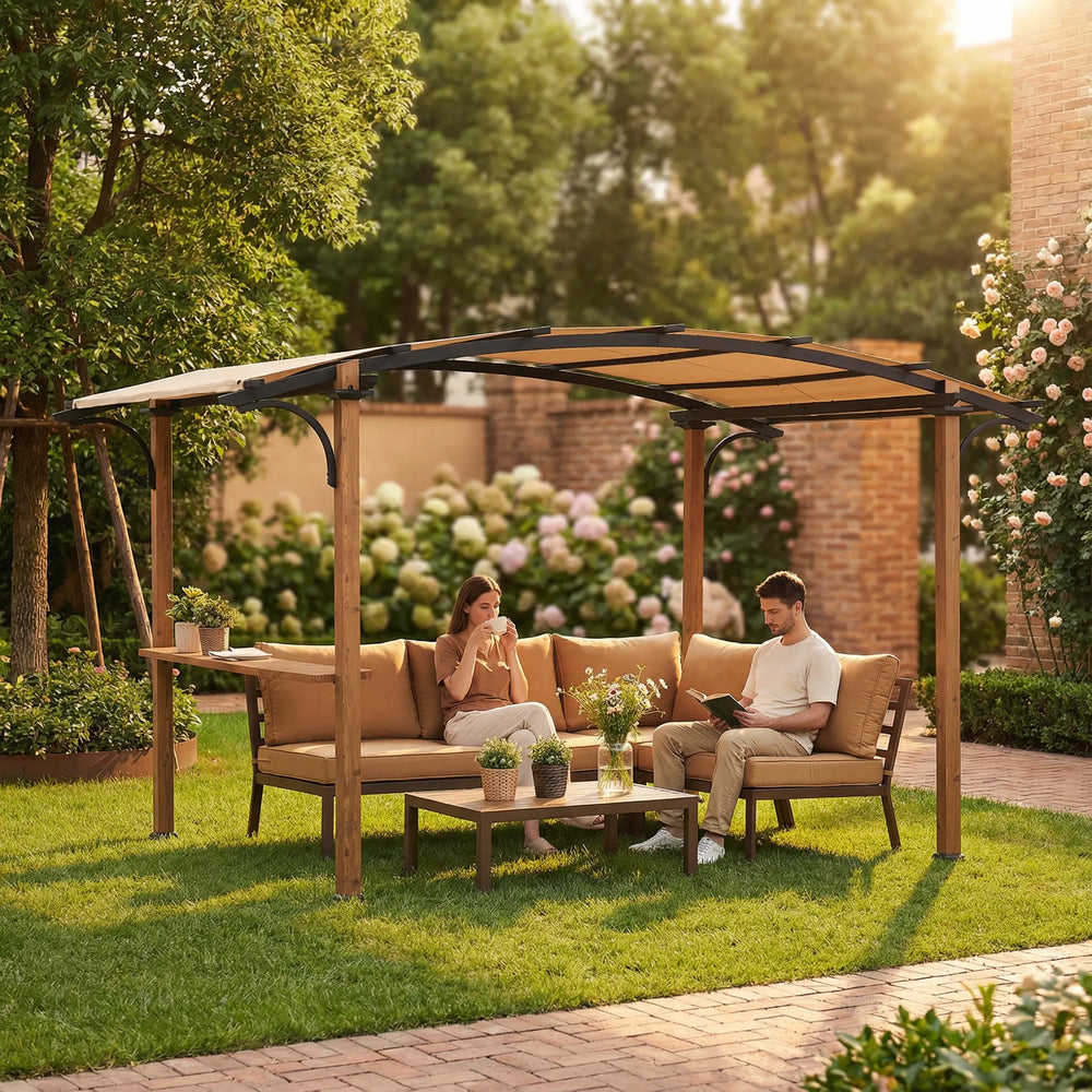 SKUTA Steel Pergola - 259cm x 406cm