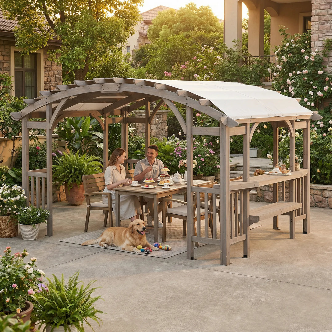 DAJTI Cedar Pergola - 305cm x 427cm