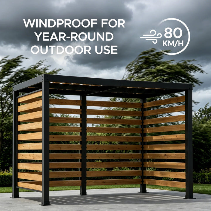 MARAO Steel Pergola - 191cm x 313cm