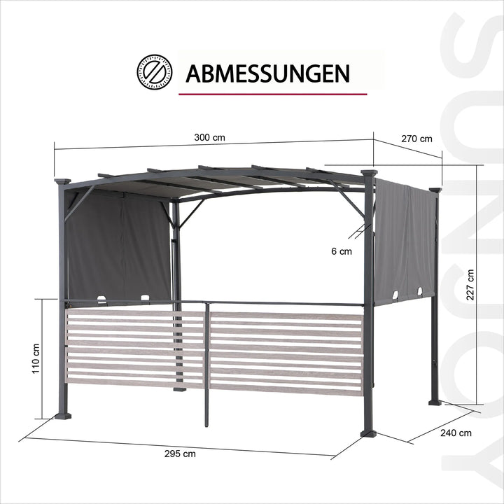 Stoff Whirlpool Pergola Titov - 270cm x 300cm