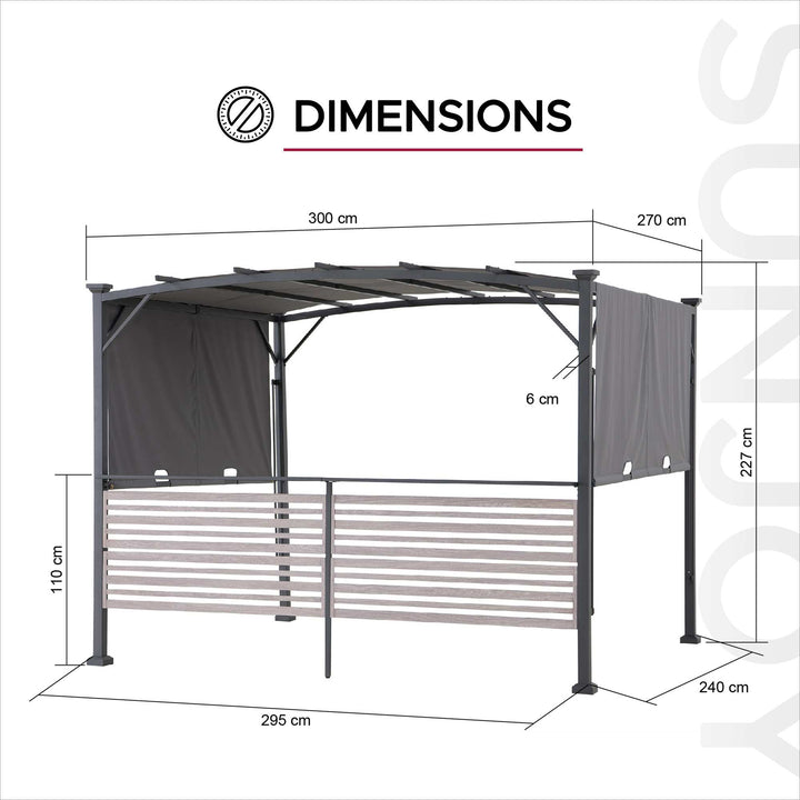 A106015440 Stoff Whirlpool Pergola Titov - 270cm x 300cm 