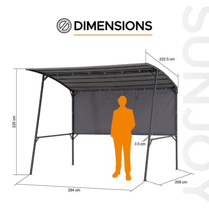A106015720 Stoff Whirlpool Pergola Vodno - 220cm x 284cm 