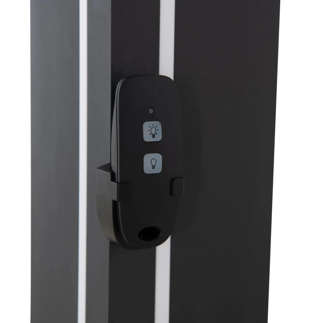 MATTERHORN Modular Multi Lamel Pergola with LED - 306cm x 406cm, Aluminum