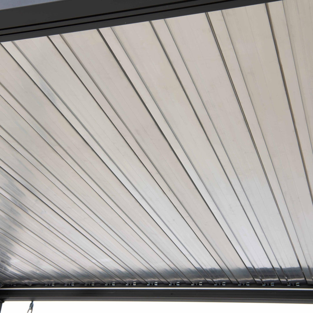 A1060166K0 Modulare Multi Lamellenpergola MATTERHORN mit LED - 3x3m, Aluminium 