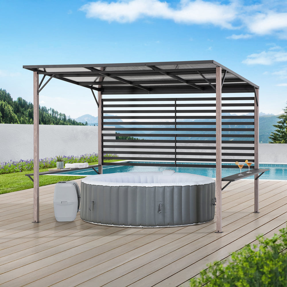 A106020100 Stahl Whirlpool Pergola DENALI - 252cm x 282cm