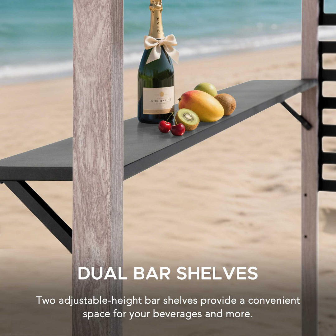 A106020100 Stahl Whirlpool Pergola DENALI - 252cm x 282cm 