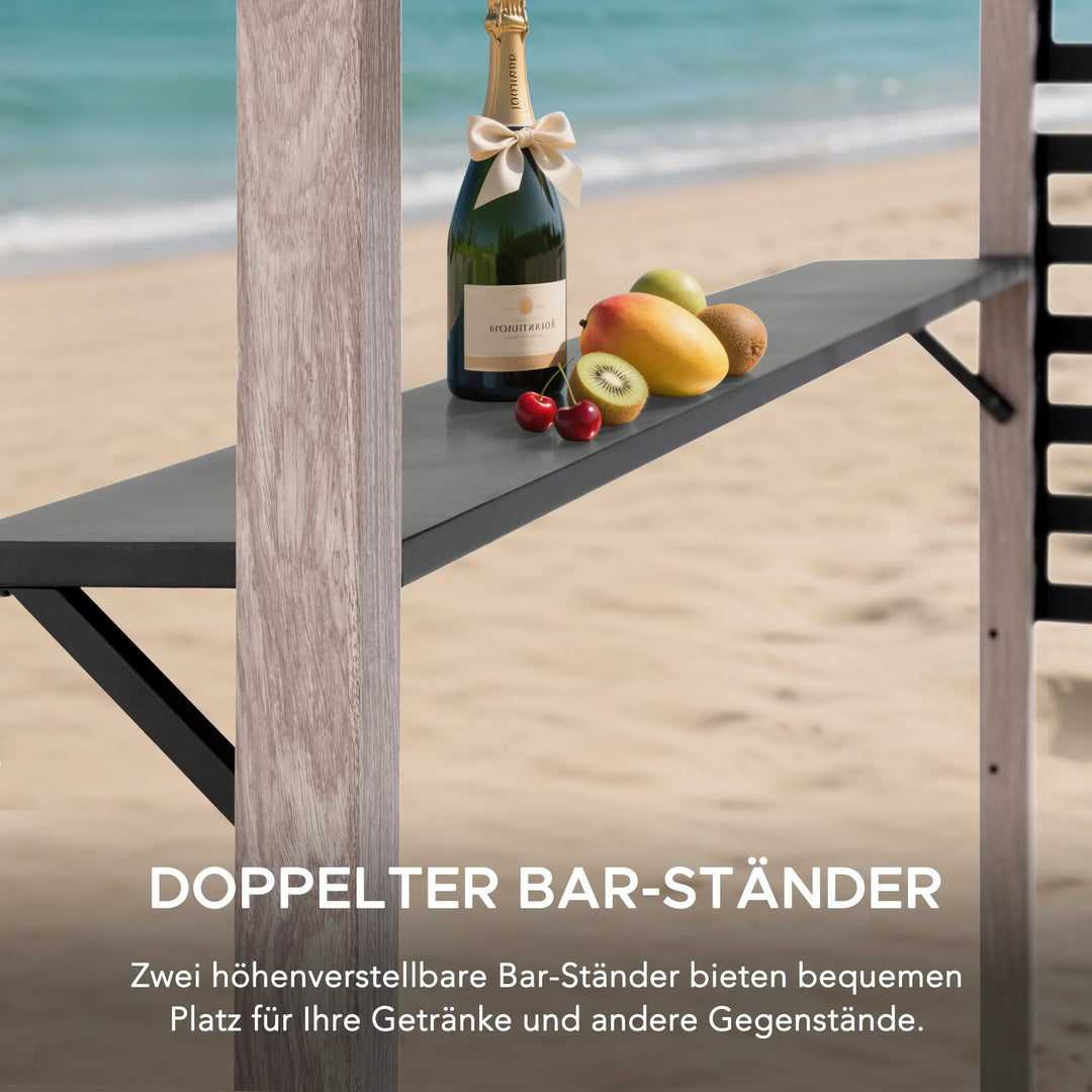 Stahl Whirlpool Pergola DENALI - 252cm x 282cm
