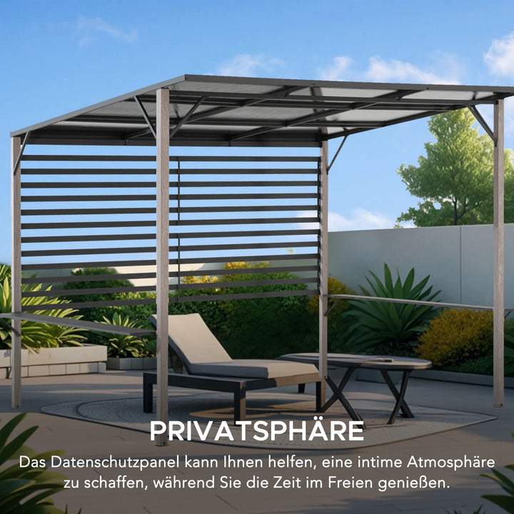 Stahl Whirlpool Pergola DENALI - 252cm x 282cm