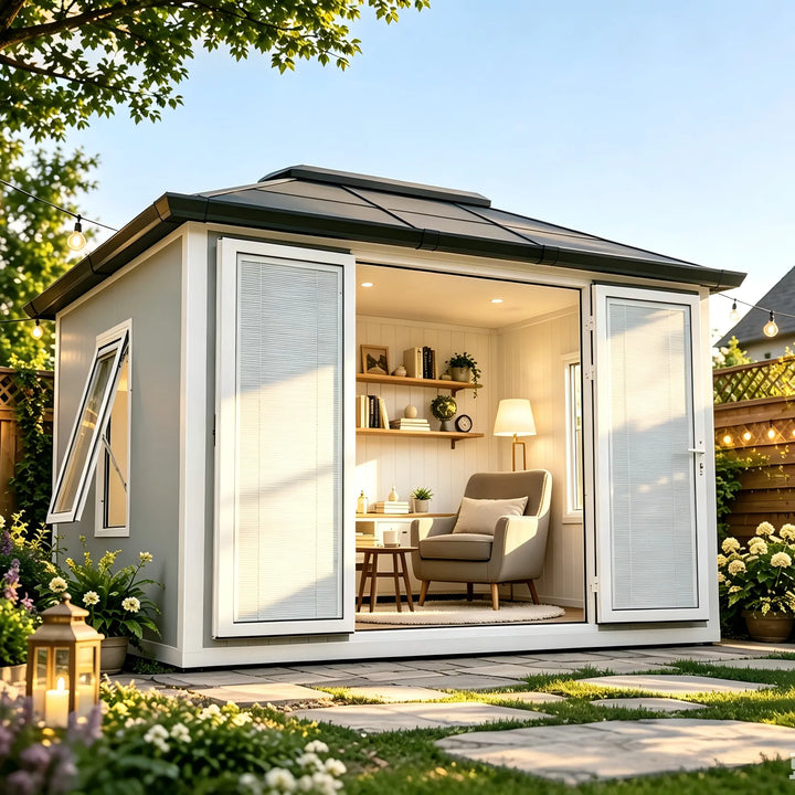 RIGA Shed Heavy-Duty Garden House 302cm x 386cm