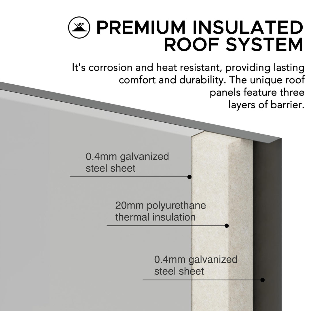 RIGA Shed Garden House - 302cm x 386cm