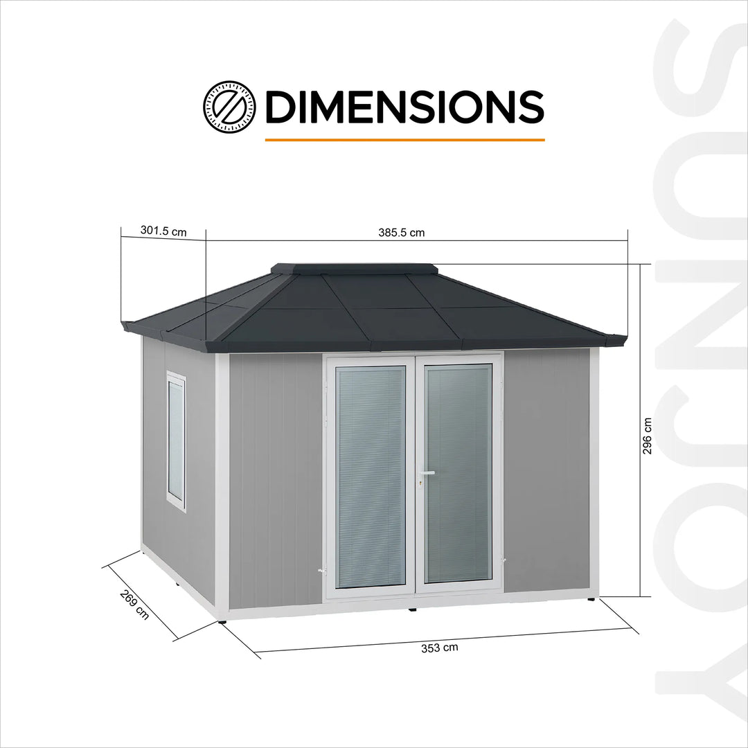 RIGA Shed Garden House - 302cm x 386cm
