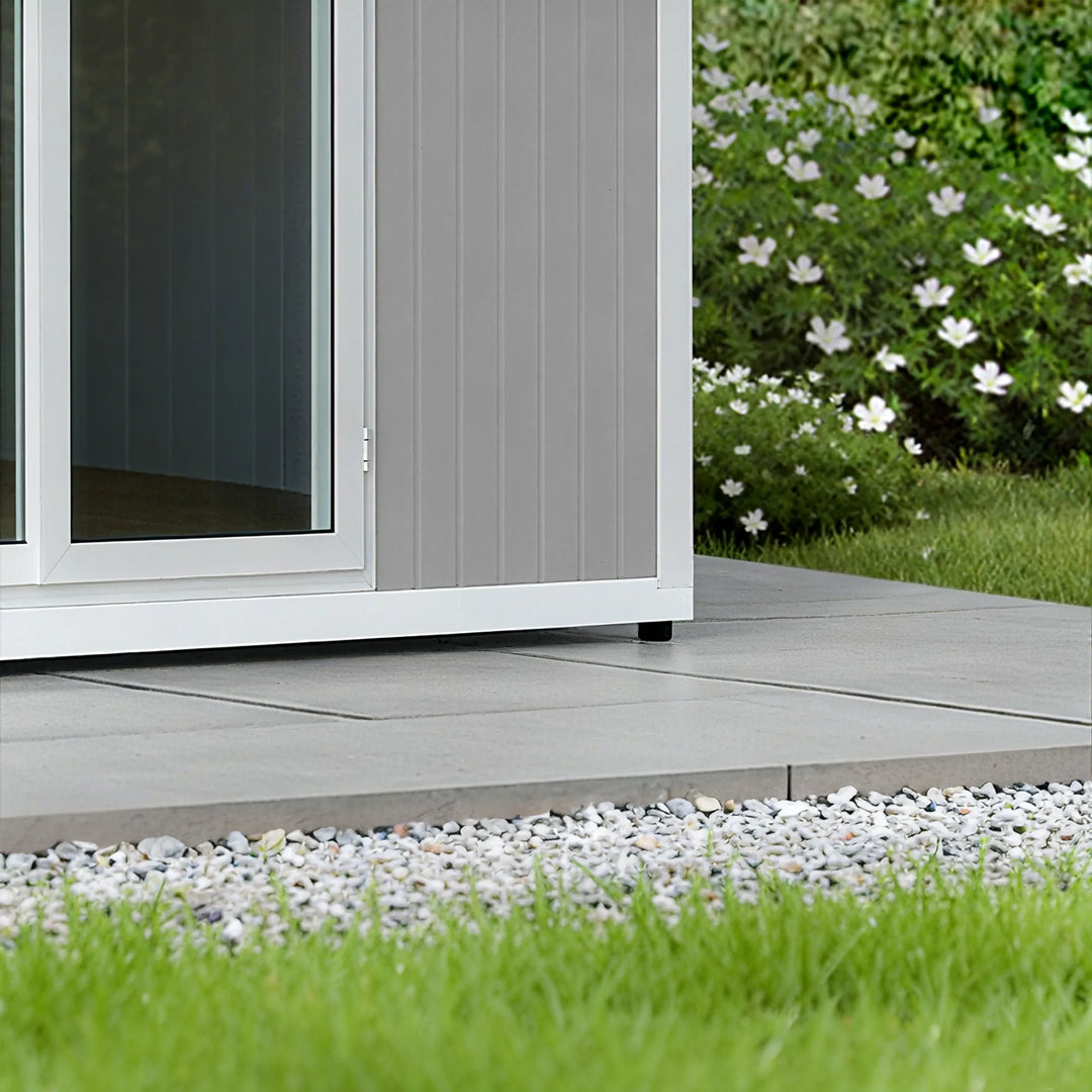 Alu/Stahl Gartenhaus RIGA - 302cm x 386cm