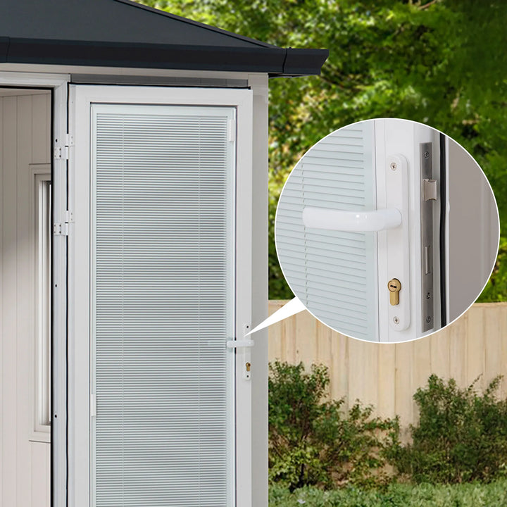 Alu/Stahl Gartenhaus RIGA - 302cm x 386cm