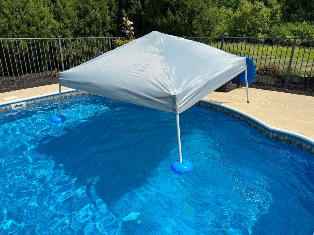 A109004900 Stoff schwimmender Poolpavillon GRAN - 300cm x 300cm 