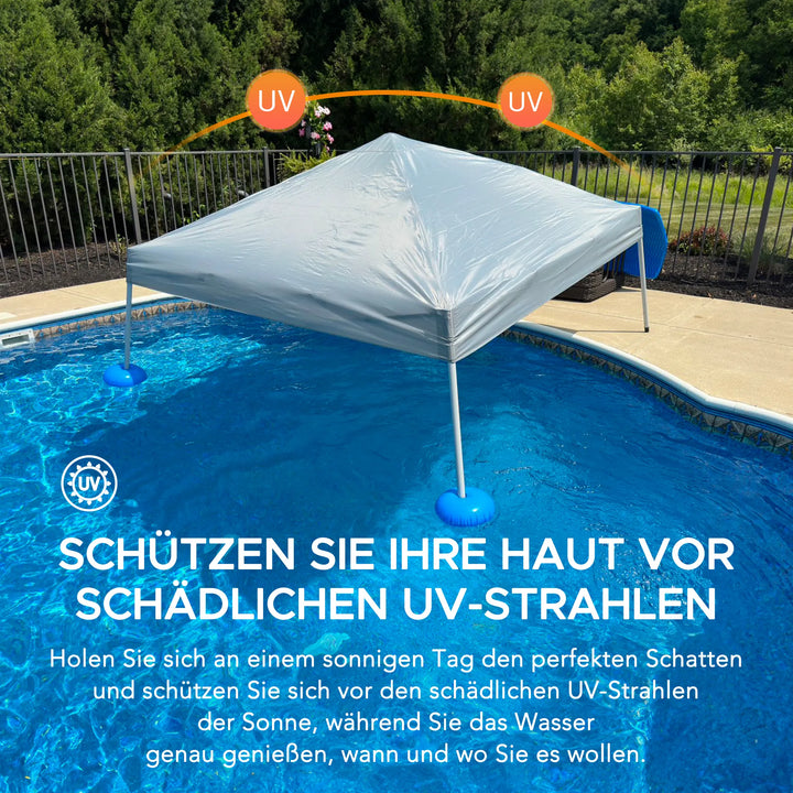 Fabric Swimming Pool Gazebo GRAN - 300cm x 300cm