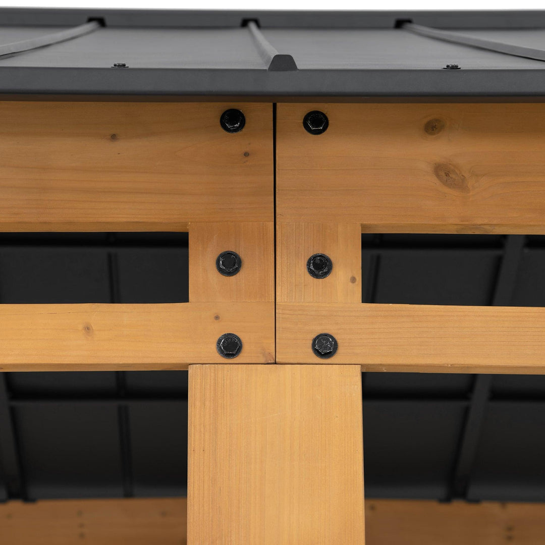A110000941 Zedernholz Carport DIRAN - 336cm x 603cm 