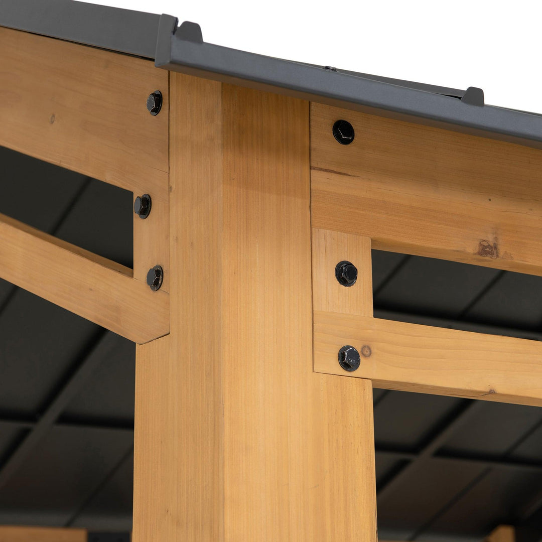 A110000941 Zedernholz Carport DIRAN - 336cm x 603cm 