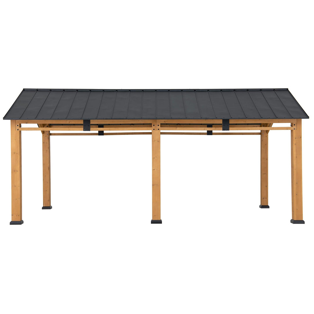 A110000941 Zedernholz Carport DIRAN -336cm x 603cm 