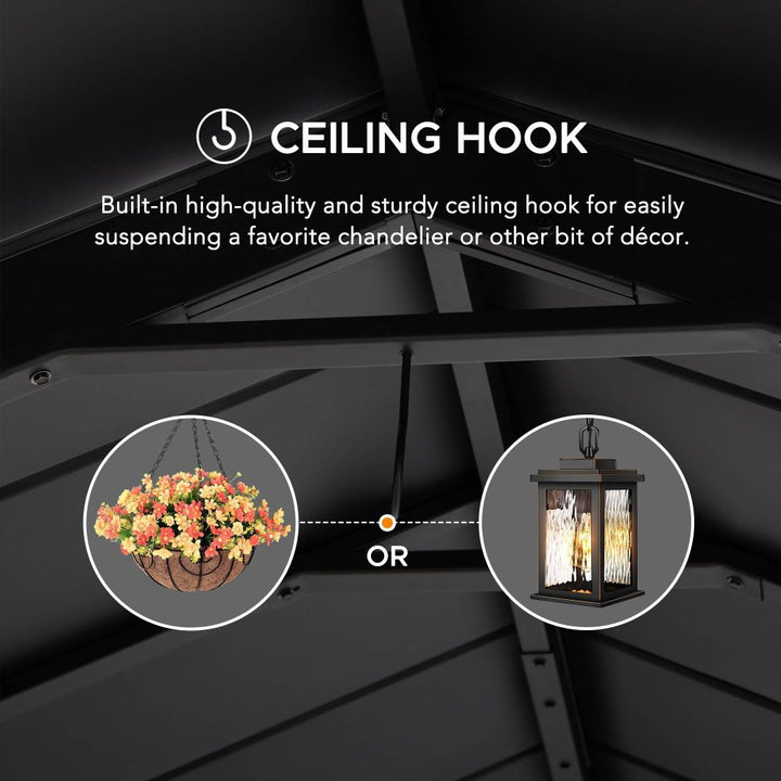 DIRAN Cedar Wood Carport - 336cm x 603cm