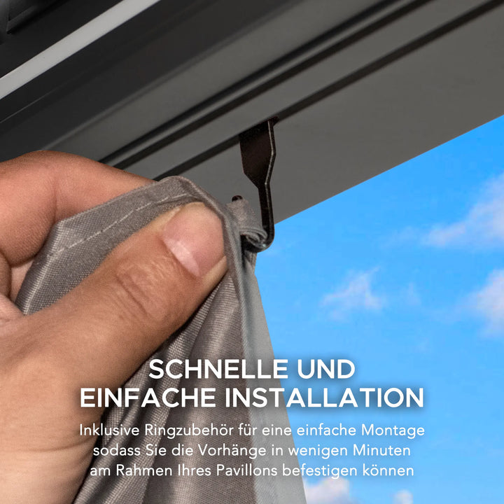 Curtain for 306cmx306cm Matterhorn Multi Pergola