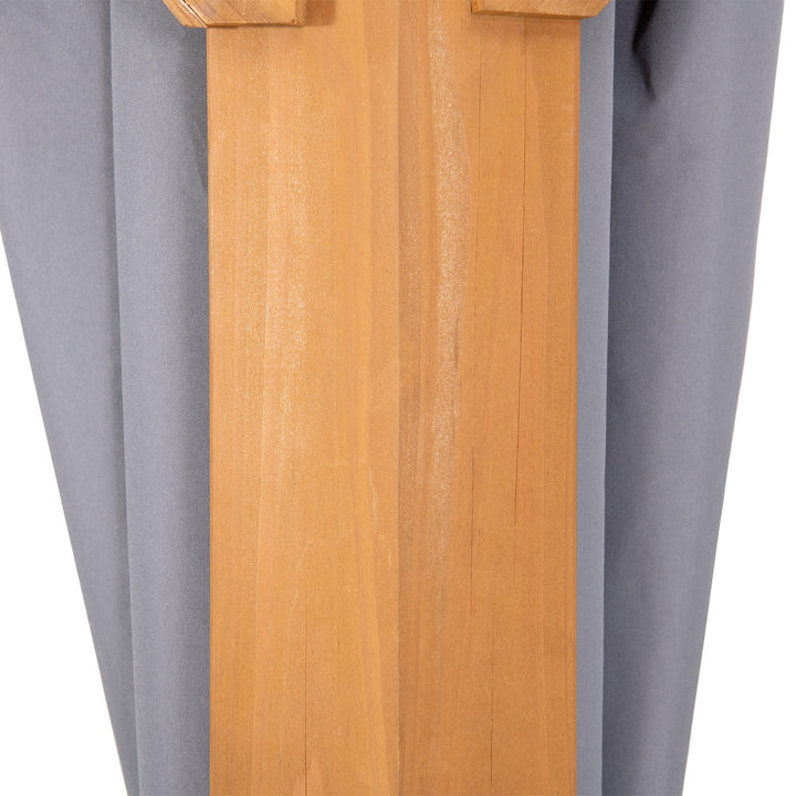 A111309101 Vorhang für Zedernholz Gazebo 395cm x 395cm 