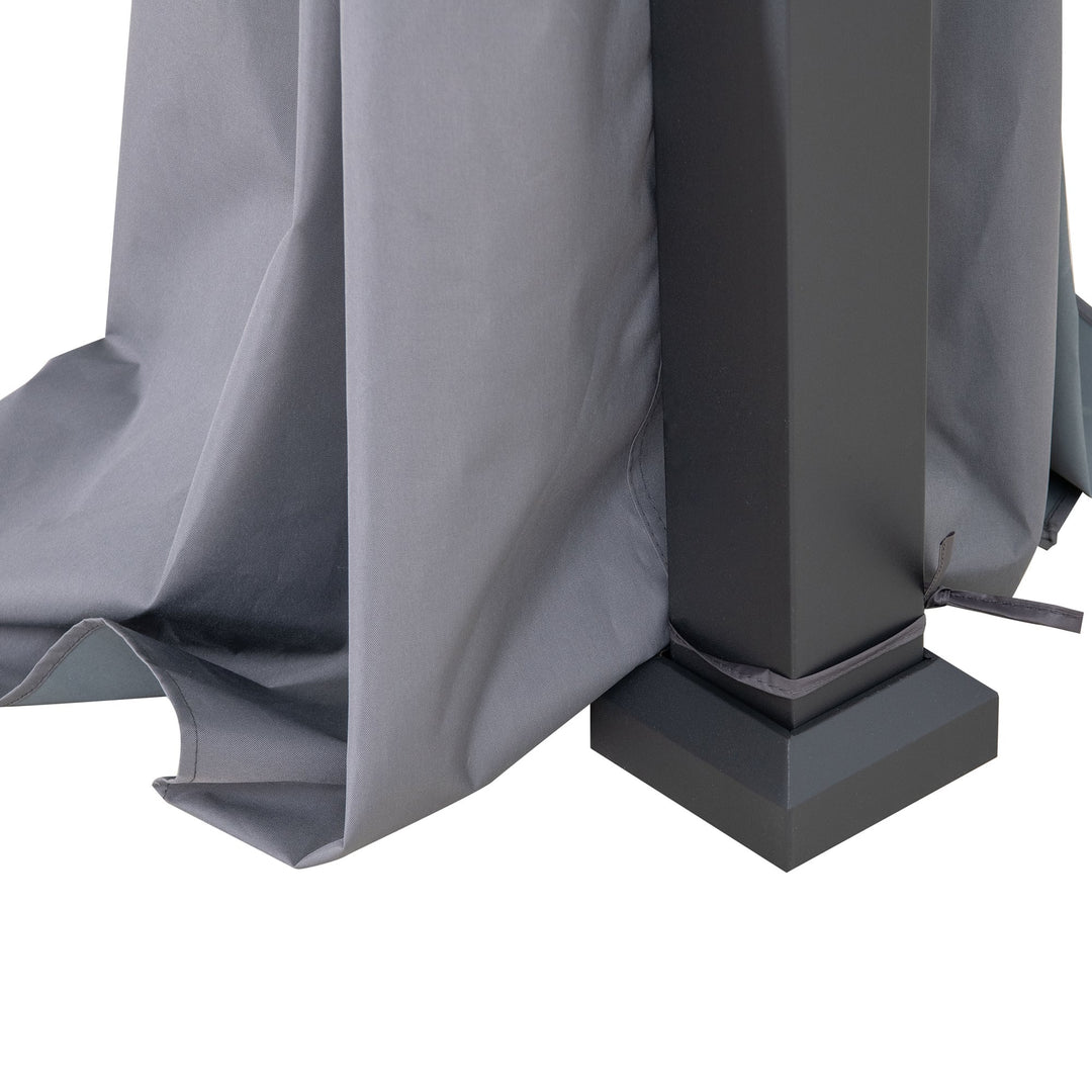 A111309300 Vorhang für Zedernholz Gazebo 300cm x 300cm 