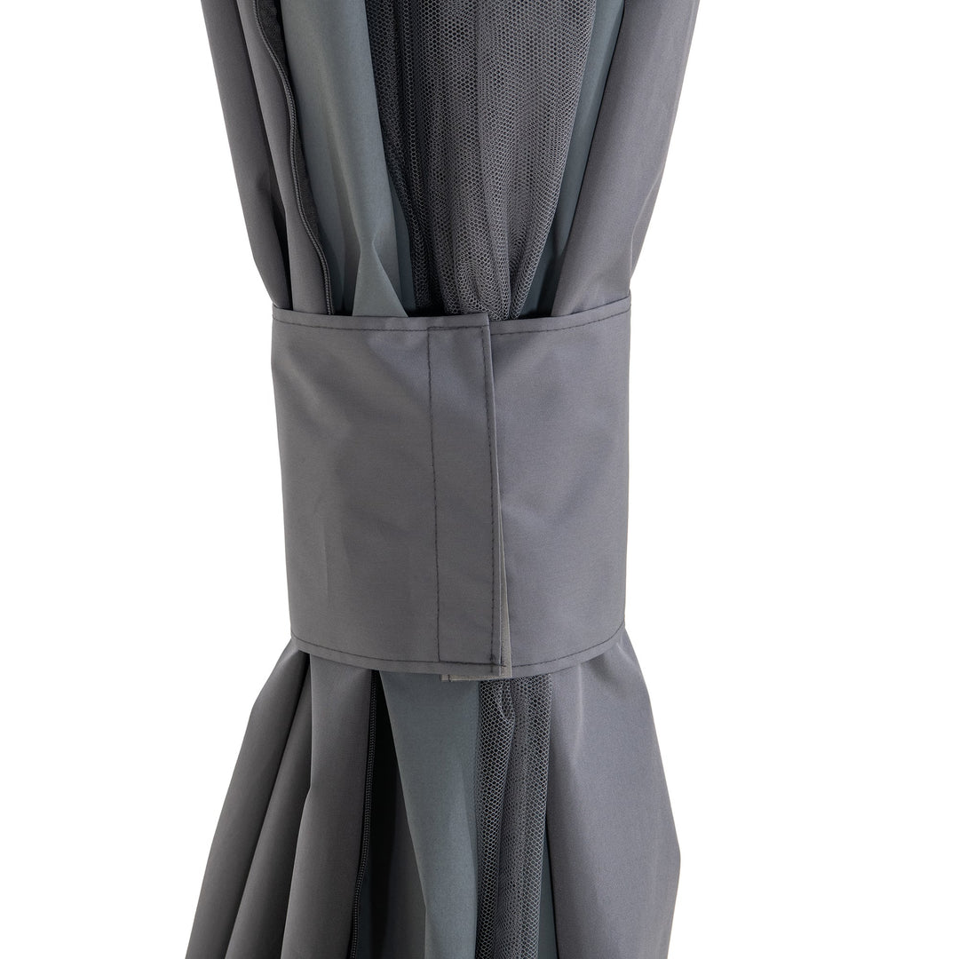 A111309300 Vorhang für Zedernholz Gazebo 300cm x 300cm 