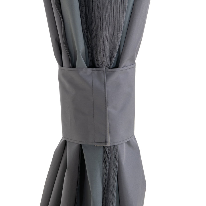 A111309300 Vorhang für Zedernholz Gazebo 300cm x 300cm 