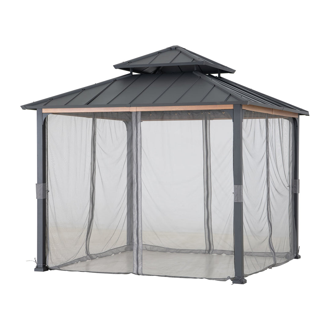 A111515600 Netz für Zedernholz Gazebo 300cm x 300cm