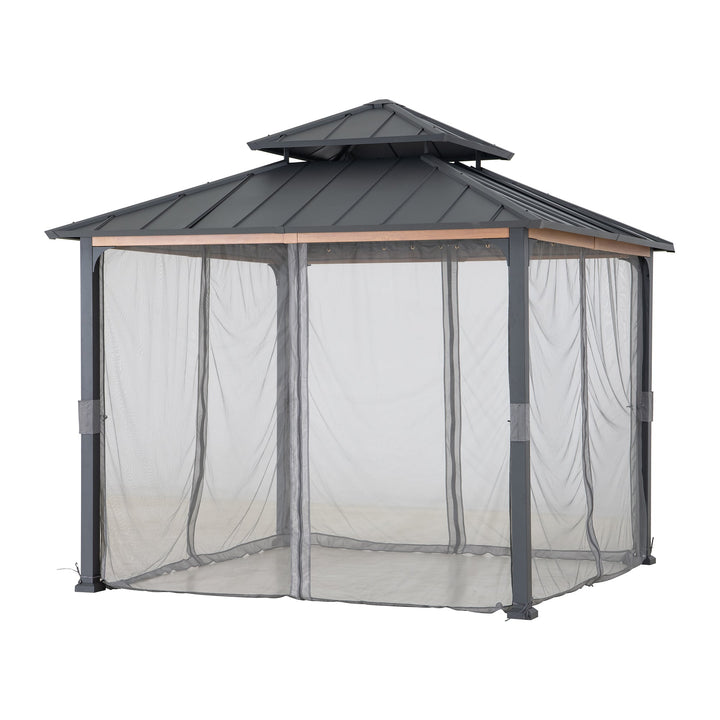 A111515600 Netz für Zedernholz Gazebo 300cm x 300cm