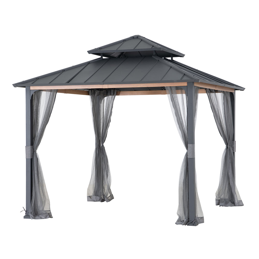 A111515600 Netz für Zedernholz Gazebo 300cm x 300cm 