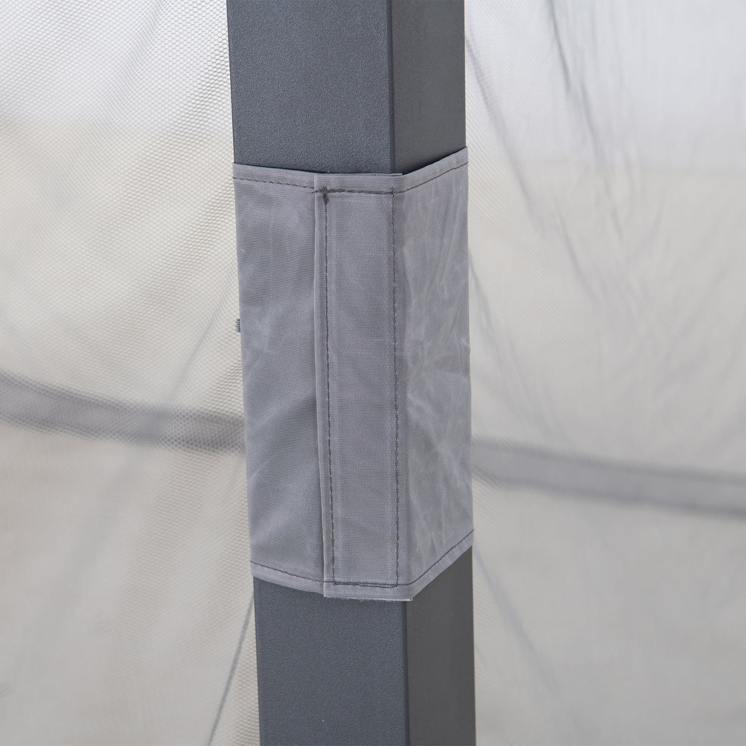 A111515600 Netz für Zedernholz Gazebo 300cm x 300cm 