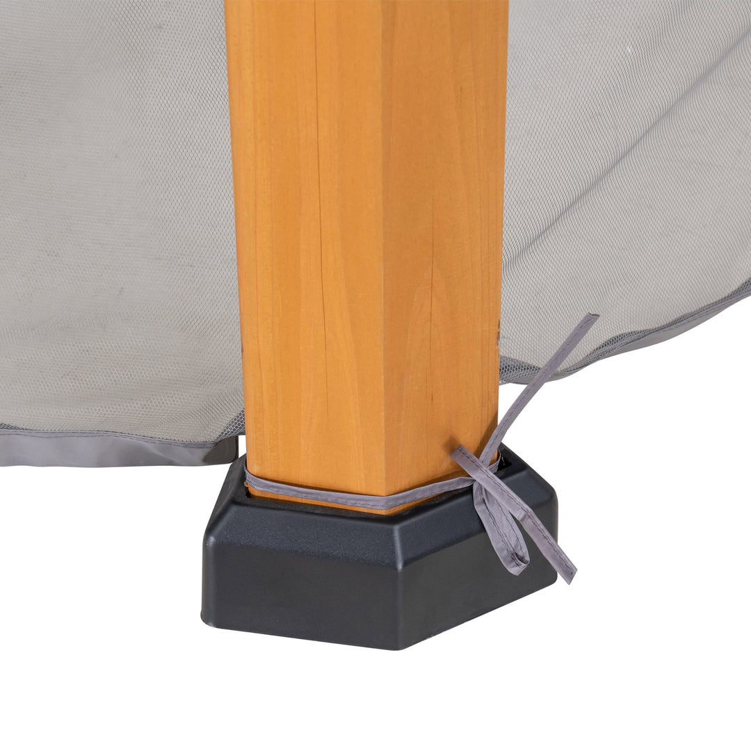 A111515801 Netz für Zedernholz Gazebo 395cm x 395cm 