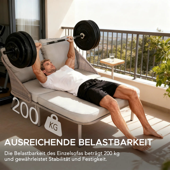 Garden Daybed PORTO - 142cm x 128cm