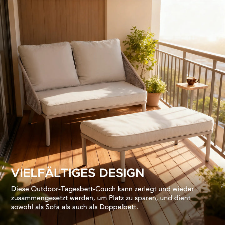Garden Daybed PORTO - 142cm x 128cm