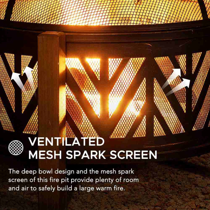 BROMO XL Steel Fire Pit - Ø79cm