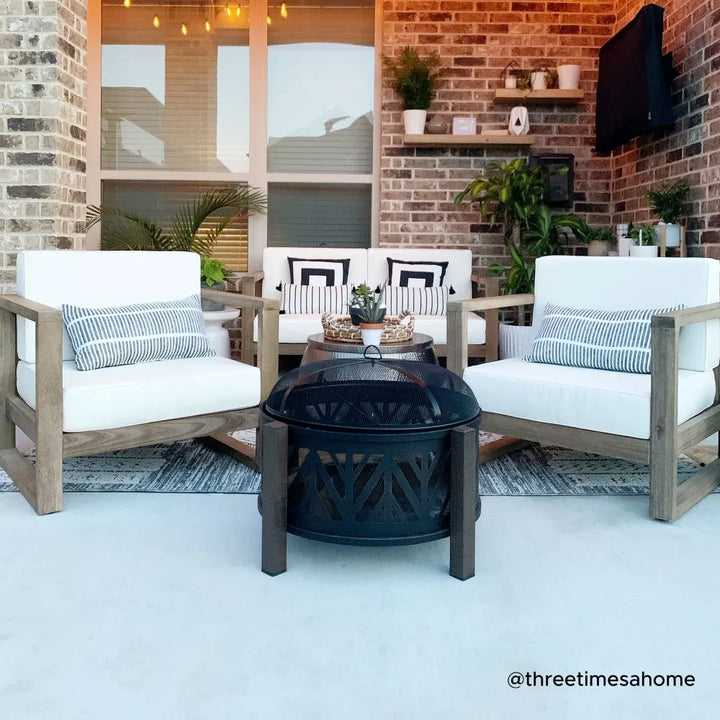 XL Stahl Feuerschale BROMO - Ø79cm