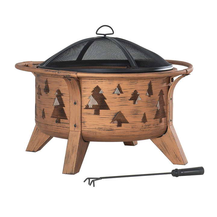 ASKJA XL Steel Fire Pit Ø76cm