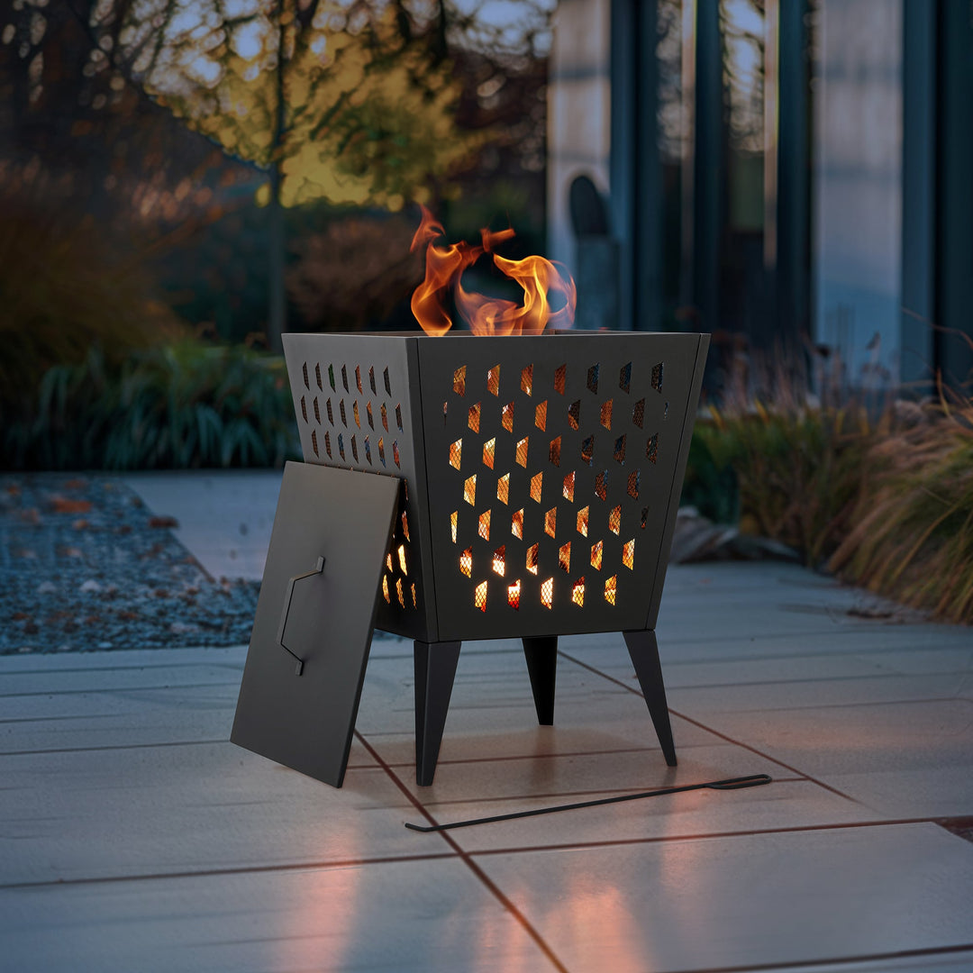 A301058520 Stahl Feuerkorb ALBANI - Ø51cm, schwarz 