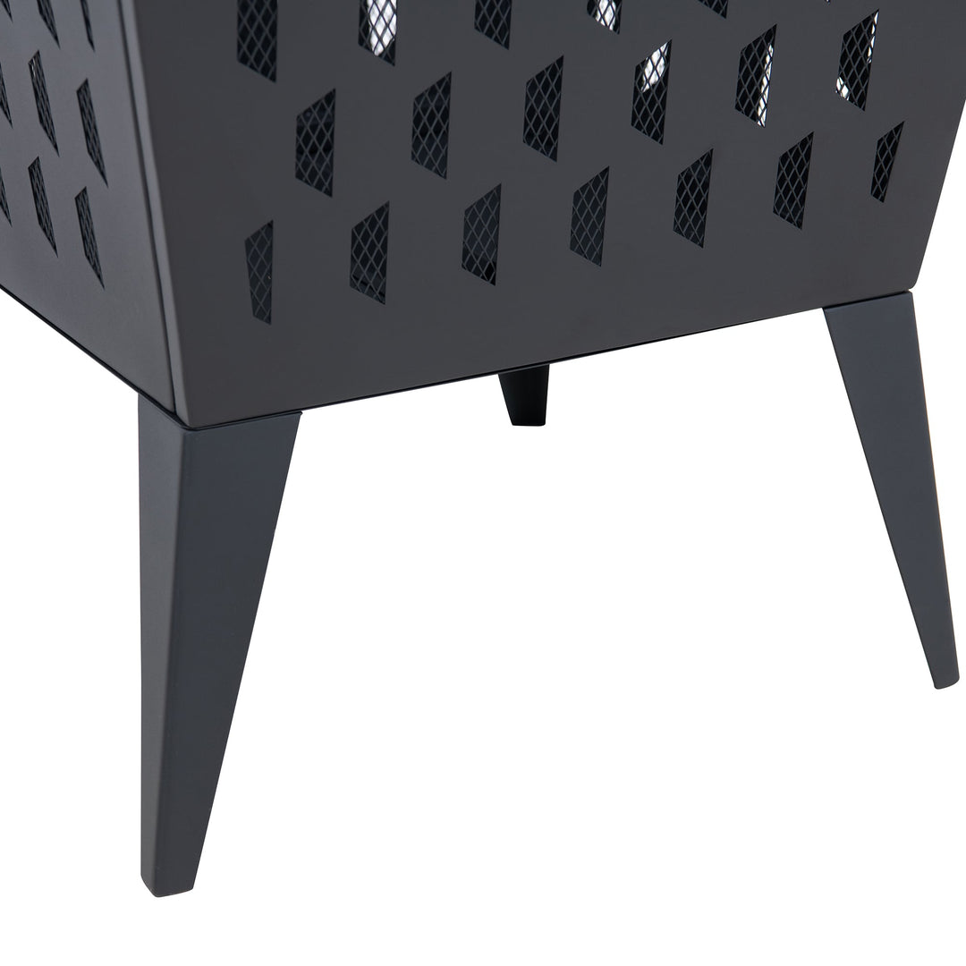 A301058520 Stahl Feuerkorb ALBANI - Ø51cm, schwarz 