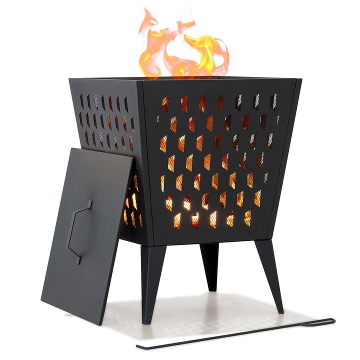 A301058520 Stahl Feuerkorb ALBANI - Ø51cm, schwarz 