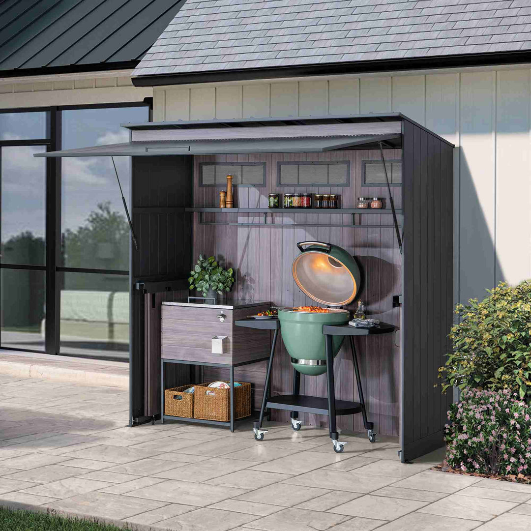 A801002750 Gartenhaus MAMBO für Outdoor Küche - 94cm x 220cm 