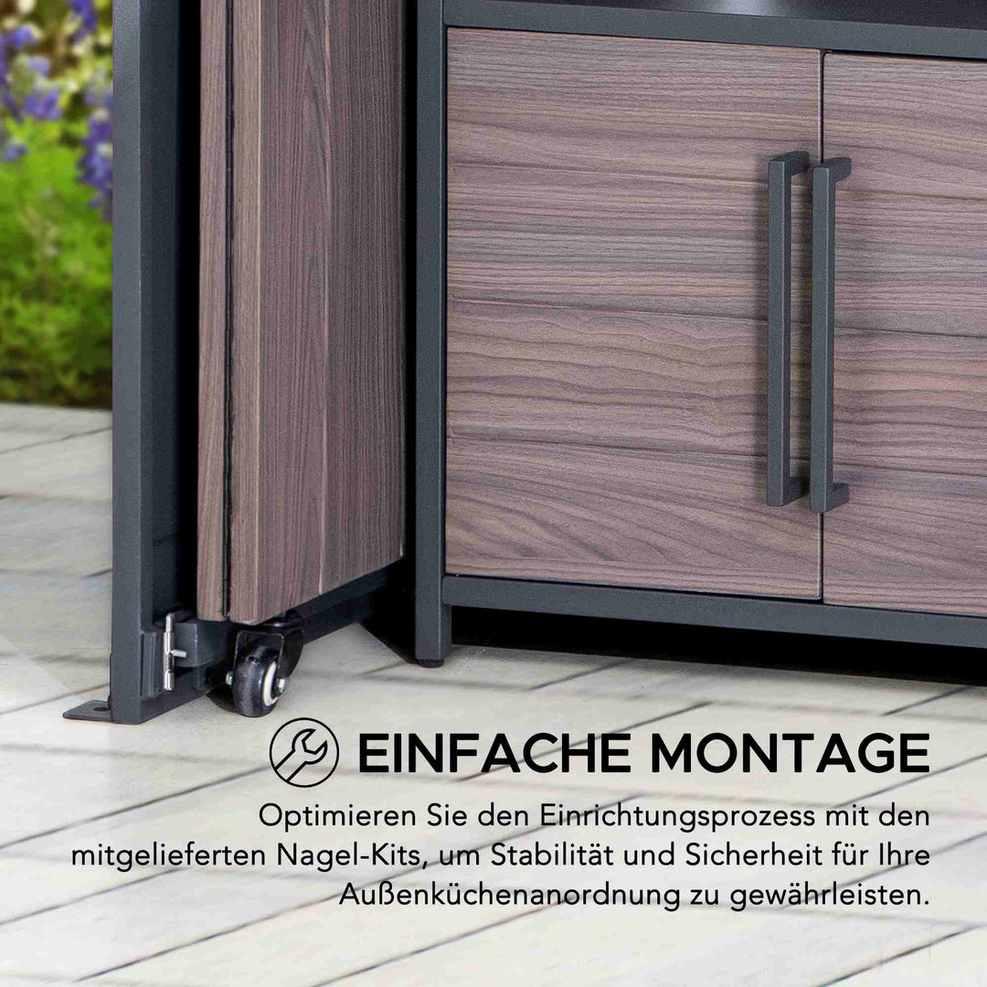 A801002750 Gartenhaus MAMBO für Outdoor Küche - 94cm x 220cm 