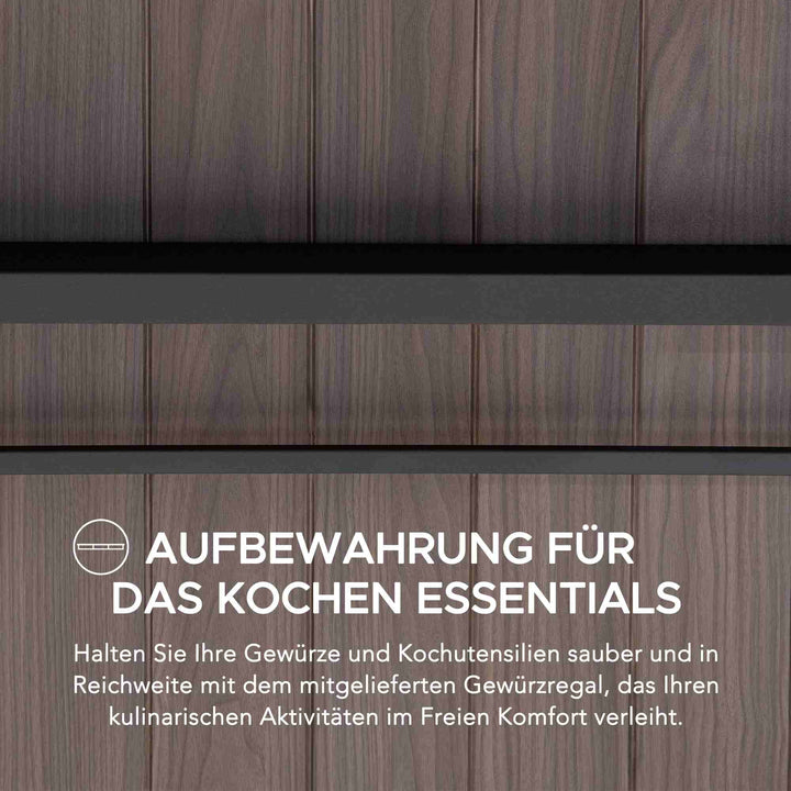 A801002750 Gartenhaus MAMBO für Outdoor Küche - 94cm x 220cm 