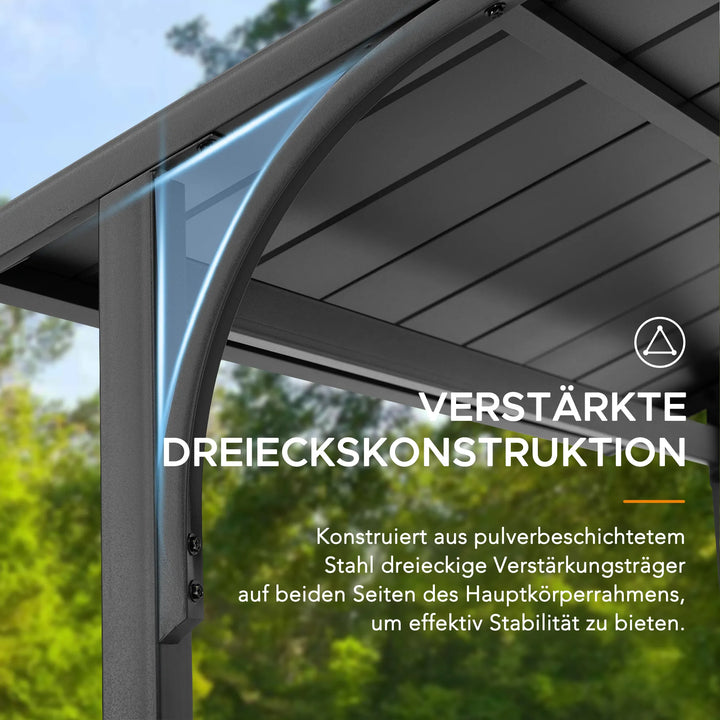 ECRINS Steel Grill Gazebo 153cm x 242cm