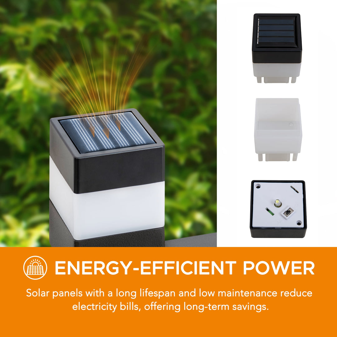 Solar-Gartenbegrenzungszaun aus Eisen - 5er-Pack