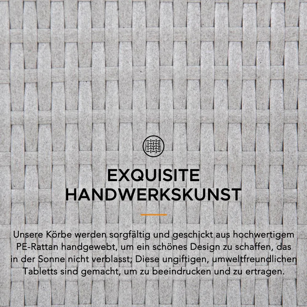 61x61 CM Wicker Floating Pool Trays - Grey